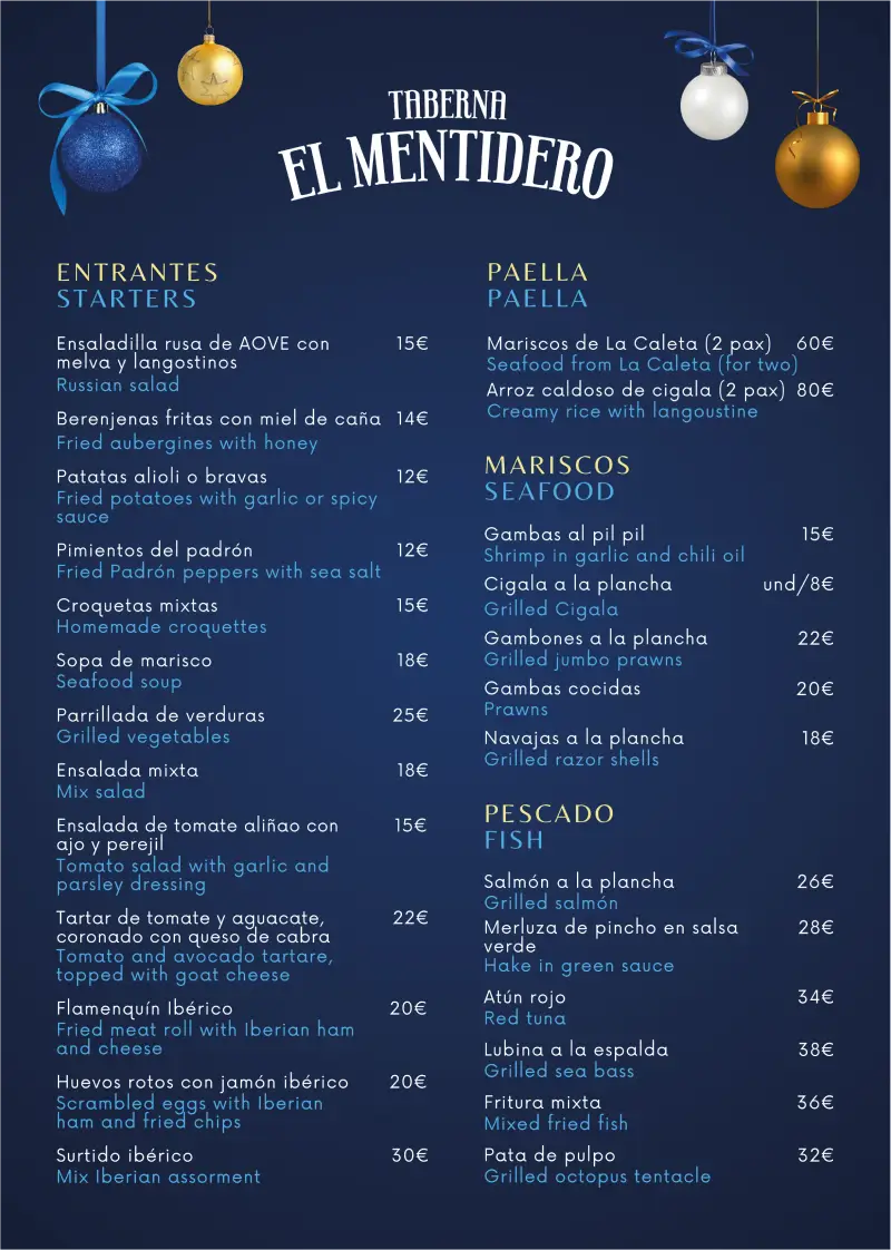 Carta de Navidad – Página 1